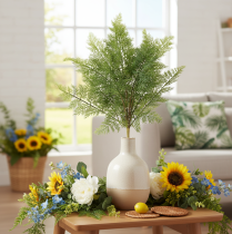 Produkt Sztuczna gałązka paproci, wiele gałęzi, zielona, 68 cm