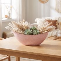 Produkt Miska dekoracyjna na rośliny różowa 34cm x 11cm wys. 11cm
