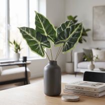 Produkt Alocasia Ucho Słonia Liść Strzały Sztuczne Rośliny Zielony 55cm