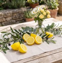 Produkt Sztuczne żółte dekoracje cytrynowe, 18 sztuk – realistyczne połówki cytryny