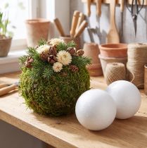 Produkt Kula styropianowa Ø10cm biała 5 szt