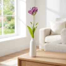 Produkt Sztuczny kwiat papuga tulipan Sztuczny dekoracyjny tulipan fioletowy 63cm