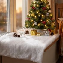 Produkt Koc śnieżny deco sztuczna mata śnieżna śnieżny dywan biały 200×50cm