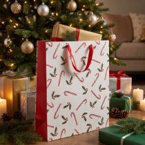 Produkt Torba papierowa Torba na prezenty Laski cukierków 26×10×32cm 2szt