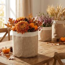 Produkt Doniczka z juty naturalny sztućce Ø28cm wys.25cm 3szt