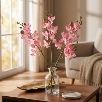 Produkt Mały storczyk Phalaenopsis sztuczny kwiat różowy 30cm