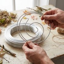 Produkt Drut aluminiowy drut dekoracyjny srebrny Ø3mm 1kg