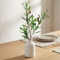 Produkt Gałązka oliwna Sztuczna gałązka dekoracyjna oliwna 45cm