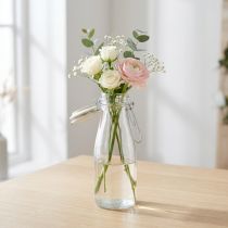 Produkt Butelka szklana dekoracyjna z zakrętką przezroczystą Ø7cm 20,5cm