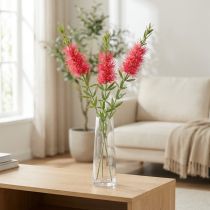 Produkt Sztuczne Kwiaty Czerwony Karminowy Środek do czyszczenia cylindrów 70cm 3szt