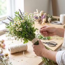 Produkt Wstążka jutowa naturalna bielona Ozdobny sznurek jutowy 2mm 150m