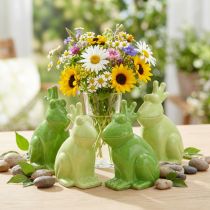 Produkt Ceramiczna figurka dekoracyjna żaby, letnia dekoracja żaby książę 10,5 × 5,5 × 7cm 4szt