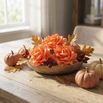Produkt Róże piankowe pomarańczowe Ø15cm 4 szt