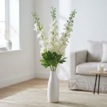 Produkt Delphinium Białe Sztuczne Delphinium Jedwabne Kwiaty Sztuczne Kwiaty 3szt