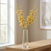 Produkt Sztuczna orchidea Cymbidium jako łodyga kwiatowa do eleganckiej dekoracji, 95 cm, 2 sztuki