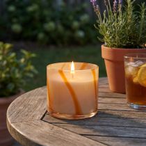 Produkt Świeca zapachowa w szkle Świeca Citronella w stylu retro Ø8cm W8cm