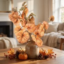 Produkt Sztuczne rośliny Heuchera z okrągłymi liśćmi, jesień, dł. 66 cm