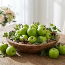 Produkt Ozdobne owoce mini jabłko sztuczne zielone 4,5cm 24 szt