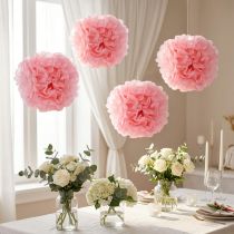 Produkt Papier Pompom Ø30cm Jasnoróżowy 5szt
