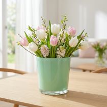 Produkt Szklana doniczka Ø11,5cm H10,8cm Mint Green