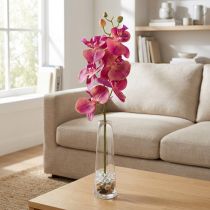 Produkt Sztuczna orchidea Phalaenopsis Orchid Fuksja 78cm