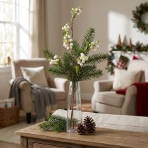 Produkt Sztuczny krzew grochu pospolitego Śnieżka L74cm