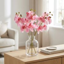 Produkt Sztuczne Orchidee Różowe Sztuczne Kwiaty Jak Prawdziwe 56cm 3 Szt