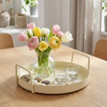 Produkt Okrągła taca do jadalni, salonu i dekoracji, 22 cm