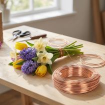 Produkt Drut aluminiowy w rolce do rękodzieła i florystyki, 60m, 500g