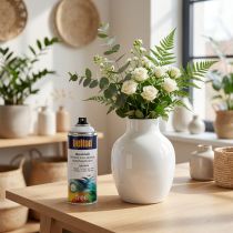 Produkt Bezbeltonowa farba wodna w sprayu biały o wysokim połysku czysta biel 400ml