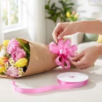Produkt Wstążka do curlingu różowa 19mm 100m