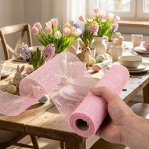 Produkt Bieżnik juta wstążka juta stół wstążka jasny róż 30cm 5m