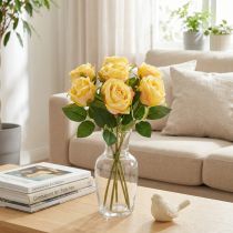 Produkt Bukiet róż do eleganckiej dekoracji salonu 44cm 6 szt.