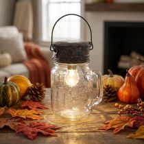 Produkt Dekoracyjna szklanka do picia z lampką LED Ø8cm H16cm