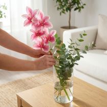Produkt Storczyk Cymbidium sztuczny 5 kwiatów różowy 65cm