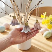 Produkt Ceramiczna dekoracja kwiatowa konwalii do zawieszenia Ø5cm 6 szt