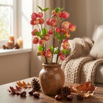 Produkt Ozdobne gałązki ozdobne jabłonie żółte/czerwone jesienno-zimowe L58cm 3 szt