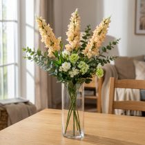 Produkt Snapdragon Sztuczny Kwiat Jedwabny Kwiat Snapdragons Różowy Krem L92cm