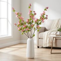 Produkt Sztuczna gałązka wiśni, wiosenny akcent do domu, 125 cm