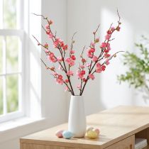 Produkt Gałązka Wiśni Ozdoba Sztuczna Gałązka Ciemny Róż 96cm 2szt