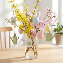Produkt Wieszak dekoracyjny konewka dekoracja drewniana naturalna zieleń 8cm 12 szt