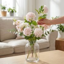 Produkt Roślina Śnieżka Sztuczne Kwiaty Różowo-Białe Dł. 78 cm 2 szt