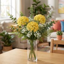 Produkt Cebula ozdobna dzika Allium sztuczna żółta 70cm 3 szt