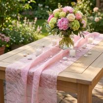 Produkt Deco bieżnik z polaru Sizoweb różowy 30cm 25m