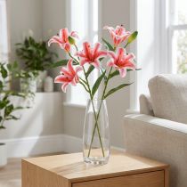 Produkt Sztuczna lilia do stylowej dekoracji salonu i realistycznego wyglądu, 67 cm, 2 sztuki
