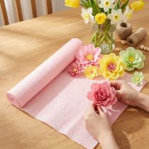 Produkt Papier florystyczny krepowy, krep florystyczny, różowy, 50×250cm, 5 sztuk