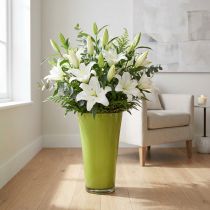 Produkt Wazon Zielony wazon podłogowy Wazon dekoracyjny Fizzy Olive Ø28,5cm W45cm