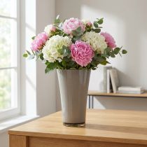 Produkt Wazon „Fizzy” Ø16cm H27cm platynowoszary 1 szt.