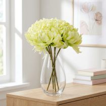 Produkt Bukiet Chryzantem Sztucznych Kremowy, Żółty 28cm 6szt