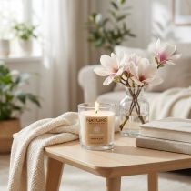 Produkt Świeca zapachowa w szkle z naturalnego wosku Wenzel Candles Magnolia 85×70mm